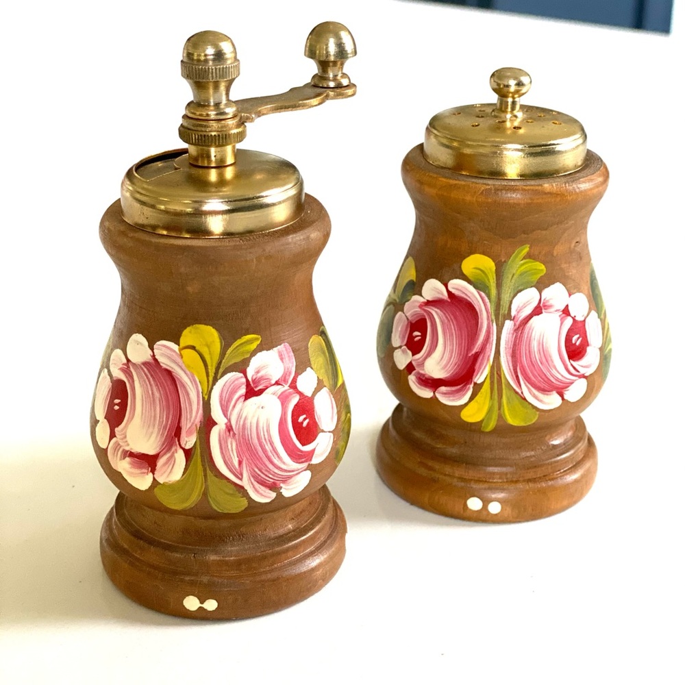 SOLD Vintage Italian salt and pepper